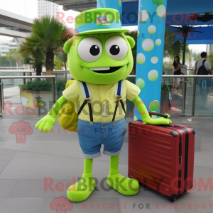 Mascot character of a Lime...