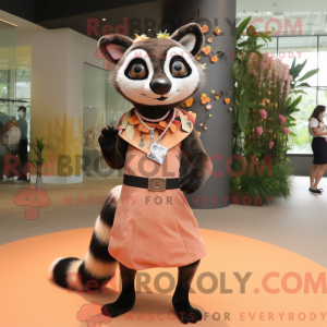 Mascot character of a Peach...