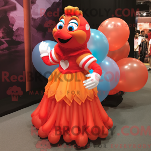 Personaje mascota de un pez...