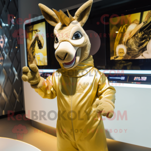 Gold Donkey mascotte...