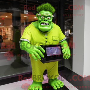 Mascottefiguur van een...