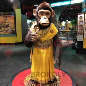 Mascottefiguur van een...