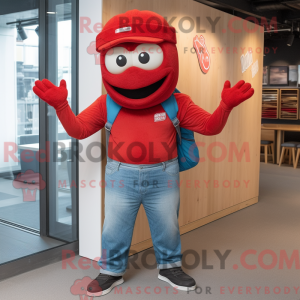 Mascottekarakter van een...