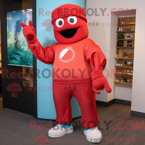Mascottekarakter van een...