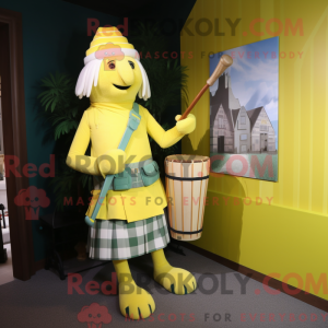 Mascottefiguur van een...