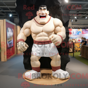 Mascot character of a White...