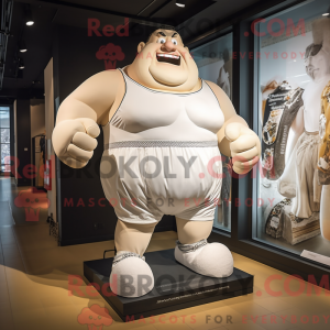 Mascot character of a White...