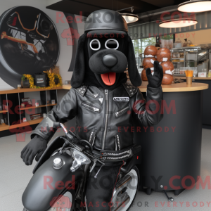 Maskottchen eines schwarzen...