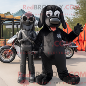 Mascot character of a Black...