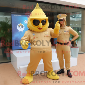 Mascot character of a Gold...