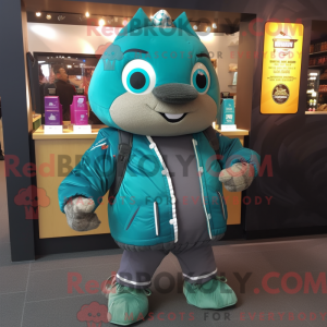 Mascot karakter van een...