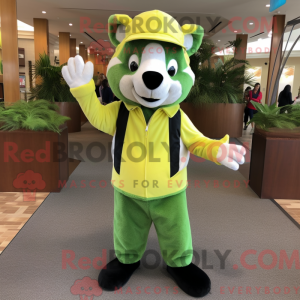 Mascot character of a Lime...