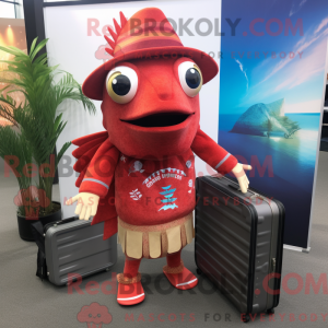 Mascot character of a Red...