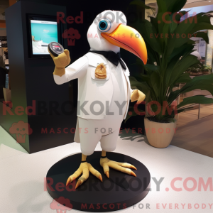 Mascot character of a White...