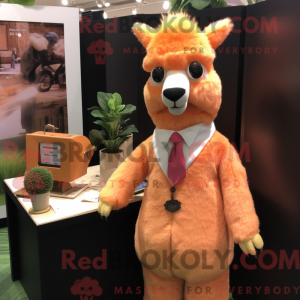 Mascot karakter van een...