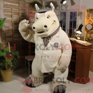 Mascottefiguur van een...