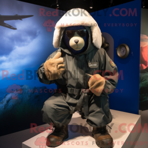 Mascot character of a Navy...