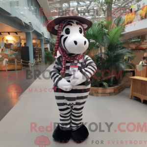 Mascot character of a Zebra...