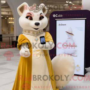 Mascot character of a Cream...