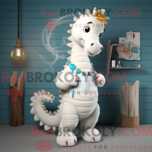 Mascot character of a White...
