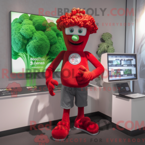 Mascot character of a Red...