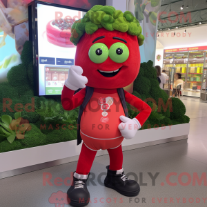 Mascot character of a Red...