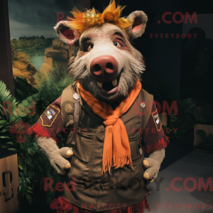 Mascottekarakter van een...
