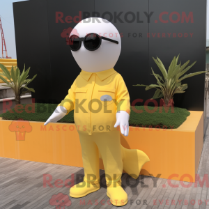 Mascot character of a Lemon...
