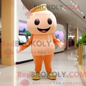 Postava maskota broskvové...