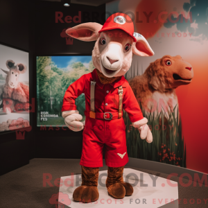 Mascot character of a Red...