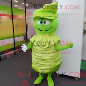 Mascot character of a Lime...