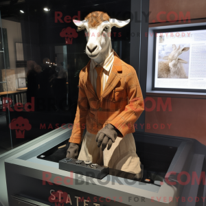 Mascot karakter van een...