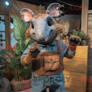 Maskotkarakter av en rust...