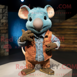 Mascottefiguur van een...