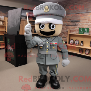 Mascot character of a Gray...