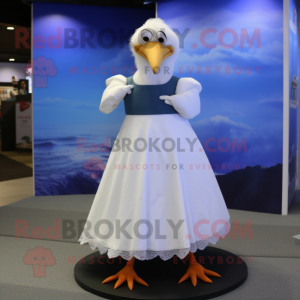 White Gull maskot kostume...