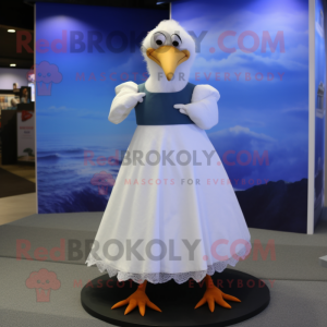 White Gull maskot kostym...