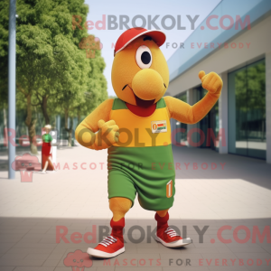 Mascot character of a Olive...