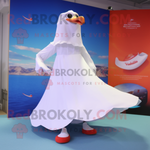 White Gull maskot kostume...