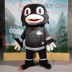 Mascot character of a Black...
