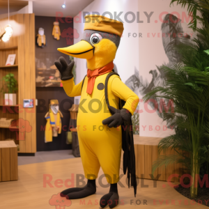 Mascot character of a...