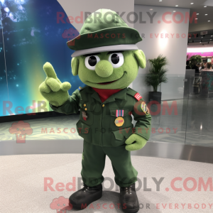Mascottefiguur van een...