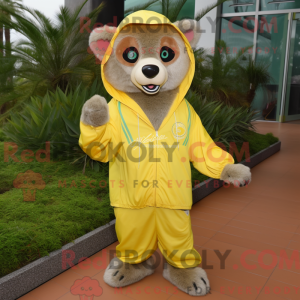 Mascottefiguur van een...