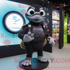 Mascot character of a Black...