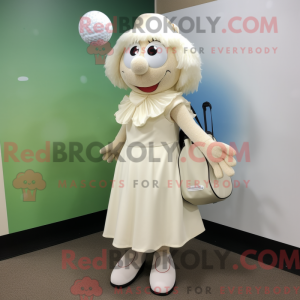 Mascot character of a Cream...