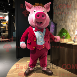Maskot karakter af en...