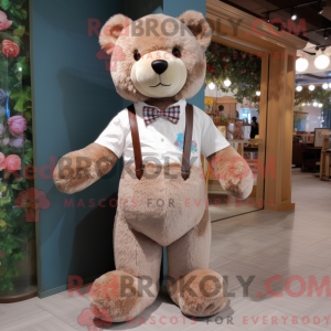 Personaje mascota de un oso...