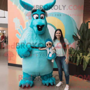 Maskot karakter af en...