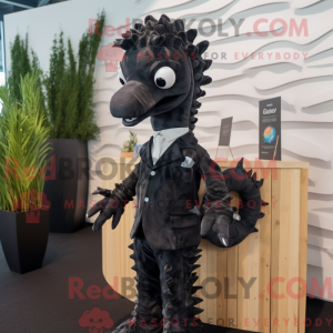 Mascot character of a Black...