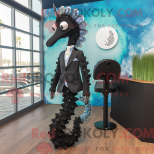 Mascot character of a Black...